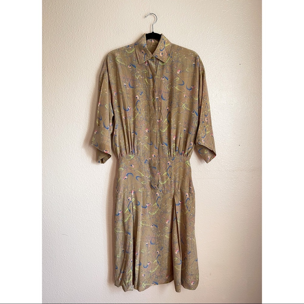 VINTAGE | Print Dress